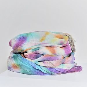 *WrapAround* Hand tie Dye cotton scarf*